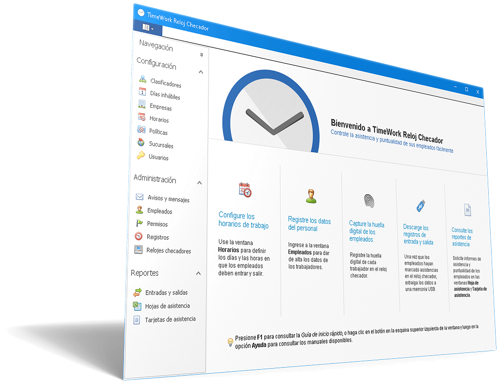 Software TimeWork Reloj Checador 2